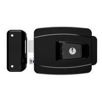 Fechadura eletrica 42mm chave simples preta agl al100r Fechadura eletrica 42mm chave simples preta agl al100r