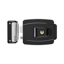 Fechadura Elétrica Agl Al100R 12V Reversível Preta 42Mm Fechadura Elétrica Agl Al100R 12V Reversível Preta 42Mm