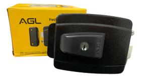 Fechadura Elétrica Agl Al100r Abertura Reversível12v Preto Fechadura Elétrica Agl Al100r Abertura Reversível12v Preto
