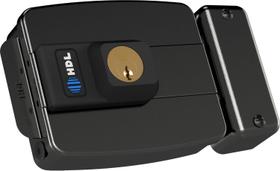 Fechadura Elétrica C90 12V Abre Para Fora Preta HDL