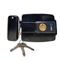 Fechadura elétrica C90 HDL Standard Abertura fora Fixo Dupla Preta Fechadura elétrica C90 HDL Standard Abertura fora Fixo Dupla Preta