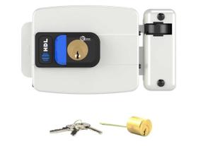 Fechadura Eletrica C90 Pro Botao HDL Branca Abre Dentro Ajustavel HDL Fechadura Eletrica C90 Pro Botao HDL Branca Abre Dentro Ajustavel HDL