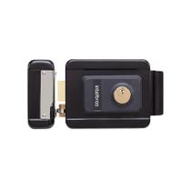 Fechadura eletrica cilindro fixo fx 2000 un preta