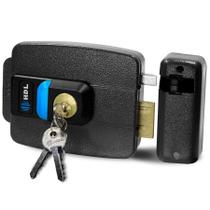 Fechadura Elétrica Dupla C-90 c/ Botão Cinza - HDL Fechadura Elétrica Dupla C-90 c/ Botão Cinza - HDL