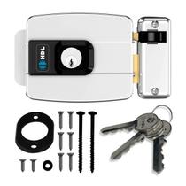 Fechadura Elétrica Hdl C90 Dupla Inox Portão Universal 12v
