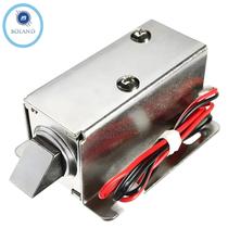 Fechadura Elétrica Mini Solenoide 12V DC 1.1A Para Gaveta De Armário Sistema De Bloqueio Automático