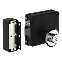 Fechadura Elétrica PY Fixa 12VCC/CA Direita/Esquerda Preta Soprano