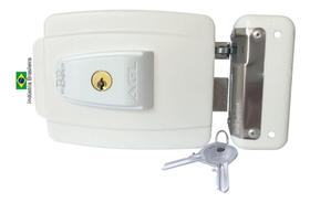 Fechadura Elétrica Reversível AGL Branca 40 mm