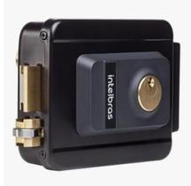 Fechadura Elétrica Tambor Subs. Fx 2000 Un Preta Intelbras