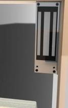 Fechadura Eletroimã F600 12v 12vcc Prata Kt 314 Automatiza