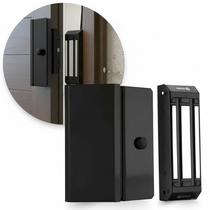 Fechadura Eletroímã M100 Sem Sensor Cinza Com Imã Magnética Fechadura Eletroímã M100 Sem Sensor Cinza Com Imã Magnética