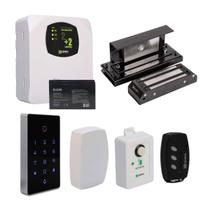 Fechadura Eletroíma Porta Vidro Wifi Controle Teclado Acesso