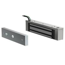 Fechadura Eletroima Trava Eletromagnética 150Kgf Cinza Soprano