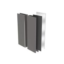 Fechadura Eletromagnética 12V 150kg Cinza AGL