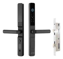 Fechadura Eletrônica À Prova Dágua Tuya Wifi Porta Aluminio Jwcom bico papagaio