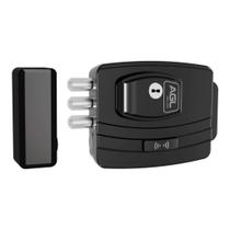 Fechadura Eletrônica AGL Ultra Magic Card Preta - 42mm