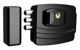 Fechadura Eletrônica AGL Ultra Preta 3 Pinos + Fonte 12v 1A Fechadura Eletrônica AGL Ultra Preta 3 Pinos + Fonte 12v 1A
