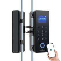 Fechadura Eletrônica Automática Senha e Desbloqueio Digital, Campainha Integrada, Conexão com Smartphone