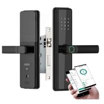 Fechadura Eletrônica com Trava Automática e Leitor Biométrico Pronto Estoque Fechadura Eletrônica com Trava Automática e Leitor Biométrico Pronto Estoque