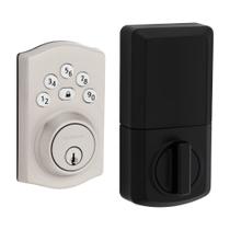 Fechadura eletrônica Deadbolt Kwikset Powerbolt 240 Satin Nickel