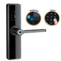 Fechadura Eletrônica Digital Biometria Senha Porta Casa Twg