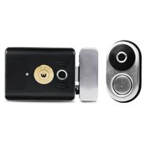Fechadura Eletronica Digital Biometrica Com Chave WF-14B GTA Tech