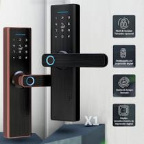 Fechadura Eletrônica Digital inteligente 5 em 1 Com Senha Numérica E Biométrica Doméstica