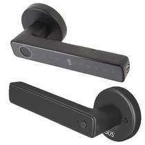 Fechadura Eletronica Digital Maçaneta Bluetooth App Celular Biometria Senha Cartao Chave Acesso Porta Portao Segurança Inteligente Casa Residencia Com