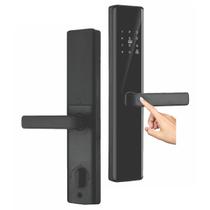 Fechadura Eletronica Digital Wifi Biometria App Cartao Chave Celular Smartphone Segurança Residencial Porta Proteçao