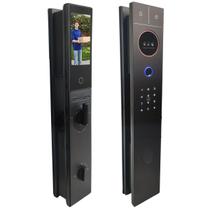 Fechadura Eletronica Digital Wifi Biometria Reconhecimento Facial Cartao Tag App Smartphone Celular Residencial Seguro