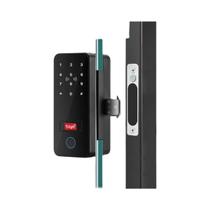 Fechadura Eletrônica Inteligente Para Porta De Vidro Tuya Bluetooth Com Impressão Digital, Senha E Fechadura Eletrônica Inteligente Para Porta De Vidro Tuya Bluetooth Com Impressão Digital, Senha E