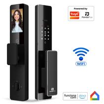 Fechadura Eletrônica Inteligente Reconhecimento Facial Palma Da Mão Alexa App Panda Plus Tuya Smartlife Fechadura Eletrônica Inteligente Reconhecimento Facial Palma Da Mão Alexa App Panda Plus Tuya Smartlife