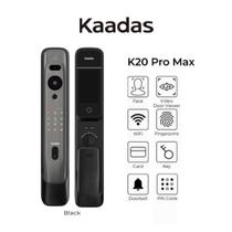 Fechadura Eletrônica K20 Pro Max Leitor Facial 3D Wifi Com Câmera , Impressão Digital , Código Pin E Cartão RFID