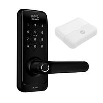 Fechadura Eletronica Papaiz Smart Lock Sl205 Preto+hub Yale Fechadura Eletronica Papaiz Smart Lock Sl205 Preto+hub Yale