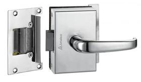 Fechadura eletronica para porta de vidro amelco fv-33ecra