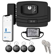 Fechadura Eletrônica Ultra Magic Card Wifi App Celular 42mm AGL