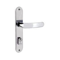 fechadura entrada inox premium 40mm inox polido alianca