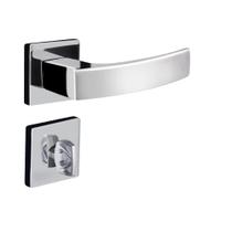 fechadura entrada quadratta curva roseta s40 cromado alianca