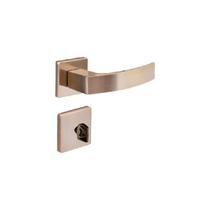 fechadura entrada quadratta curva roseta s40 latonado alianca