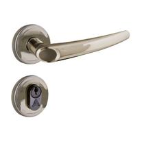 Fechadura Entrada Roseta 10x4cm Latonado Joy