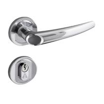 Fechadura Entrada Roseta 10x4cm Polido Joy