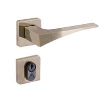 Fechadura Entrada Roseta S4cm Latonado Maxx Aliança