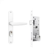 Fechadura Estreita Externa 601/11 20mm Inox Stam Branco