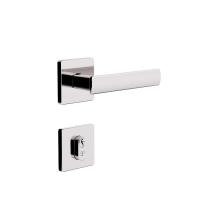 Fechadura Extena 3f 740e/117 Roseta Quadrada Cromada