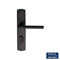 Fechadura Externa 40mm Mz180 Espelho Preto Fosco - Papaiz