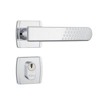 Fechadura Externa 803/21 Roseta Quadrada Inox Cromado Stam