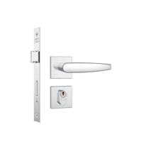 Fechadura Externa 803/33 Roseta Quadrada RQ1 Inox Stam Fechadura Externa 803/33 Roseta Quadrada RQ1 Inox Stam