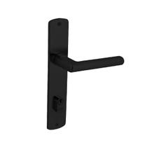 Fechadura Externa Arouca Reta Z 55mm Espelho Preto Fechadura Externa Arouca Reta Z 55mm Espelho Preto