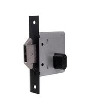 Fechadura Externa Bico Duplo Inox Preta Arouca