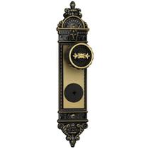 Fechadura Externa Colonial 1500-06 Com Espelho De Aço - 33862 - Stam